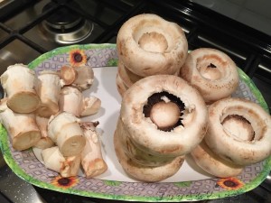 Preparazione Funghi champignon 