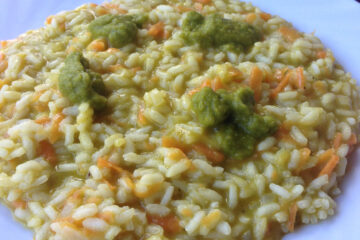 risotto carote crema verdure