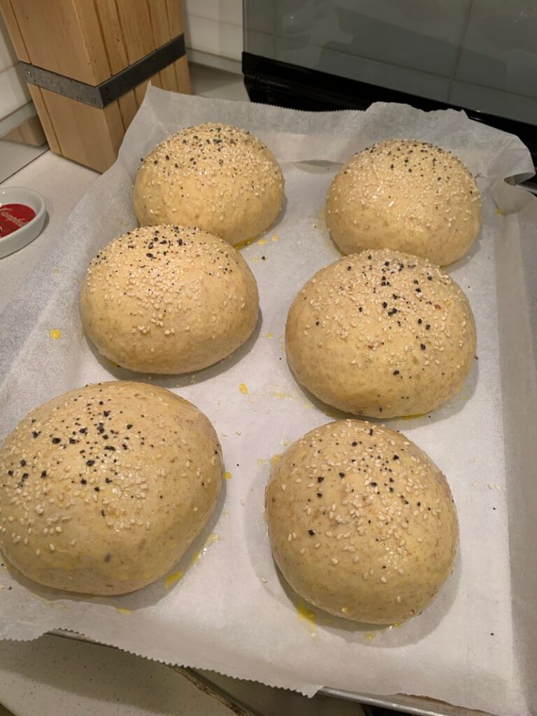 burgers buns fatti in casa