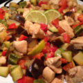 pollo con verdure