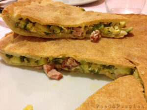 Tiella di Gaeta | zucchine