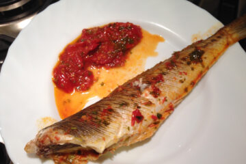 Tracine al sugo di pomodori