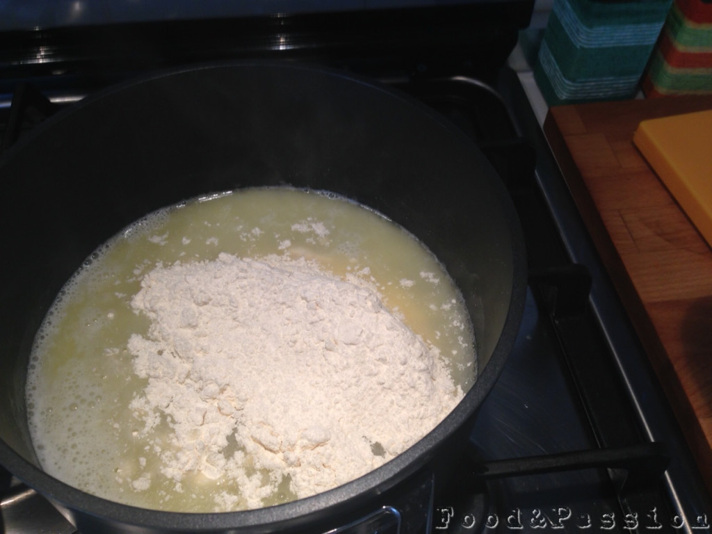 preparazione pasta choux