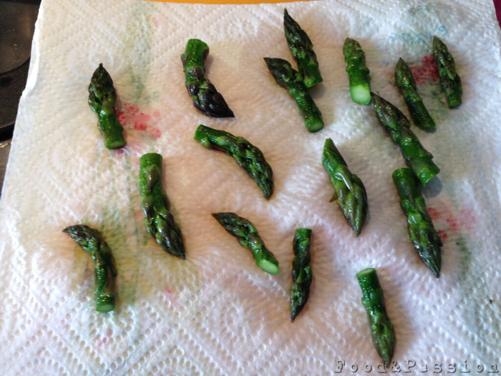 preparazione asparagi