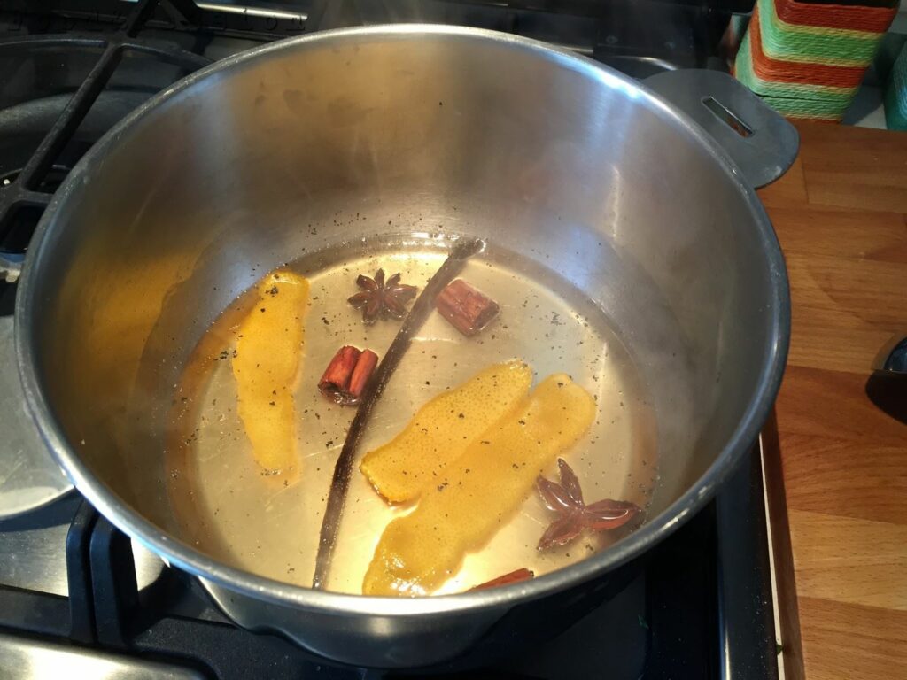 Carpaccio di ananas marinato 