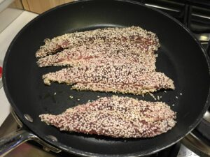 Filetto di palamita in crosta