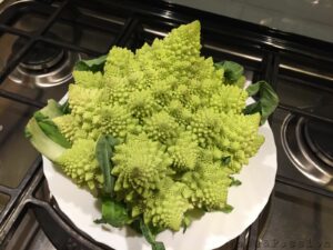 Broccolo romanesco gratinato al forno