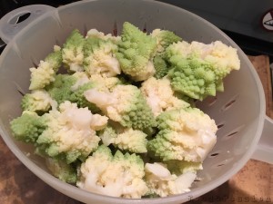 Broccolo romanesco gratinato al forno