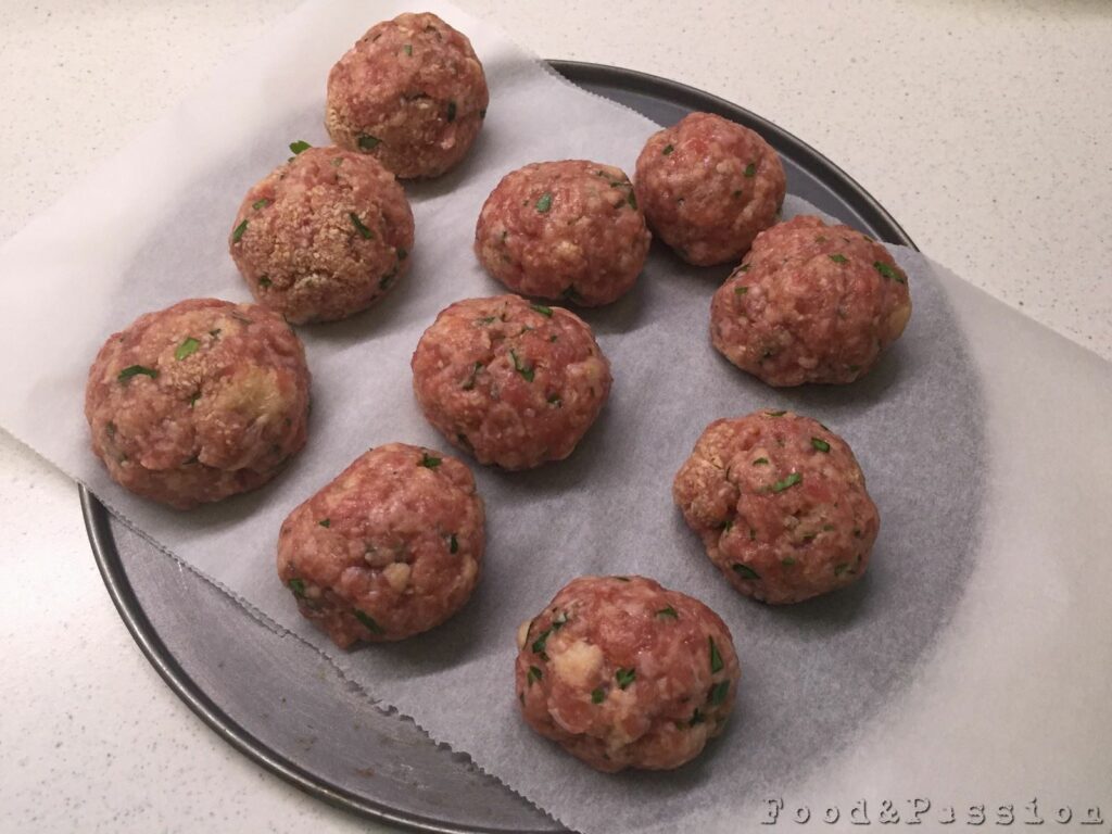 Polpette preparzione