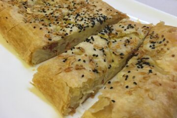 Torta rustica con cavolfiore e speck 7