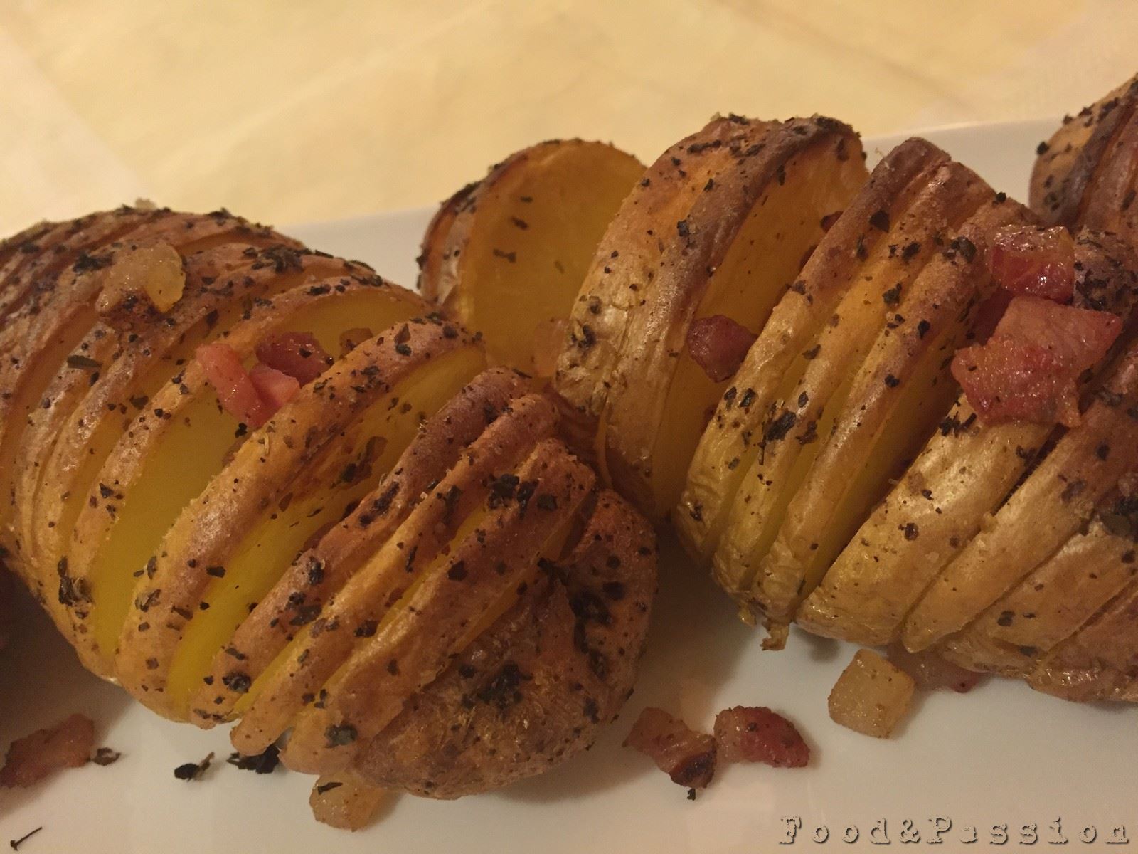 Patate hasselback 4