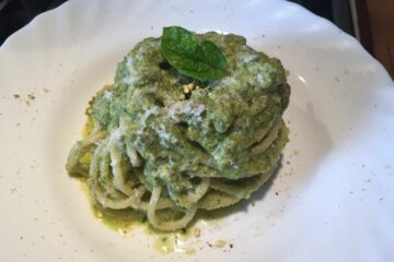 Vermicelli al pesto di zucchine e pistacchio 2