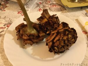 Carciofi alla Giudía