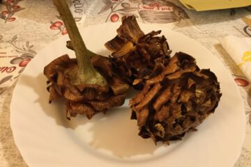 Carciofi alla Giudía 4