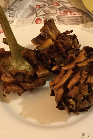 Carciofi alla Giudía 4