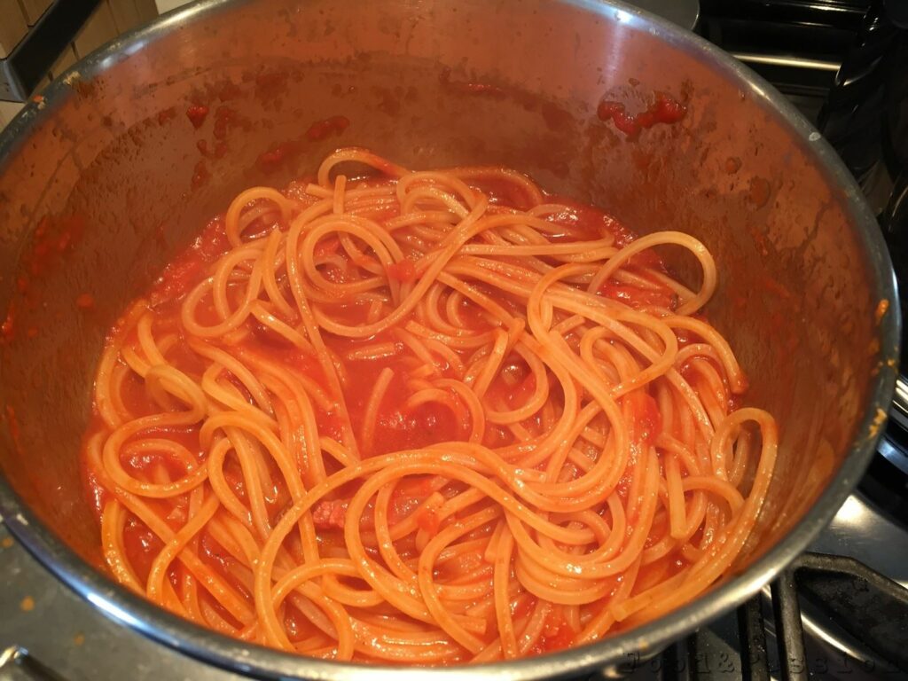 Preparazione | Spaghetti all'amatriciana