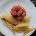 Pomodori con il riso al forno con patate
