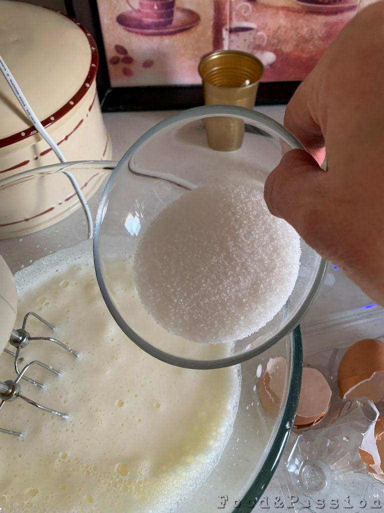Preparazione Maxi Girella - zucchero
