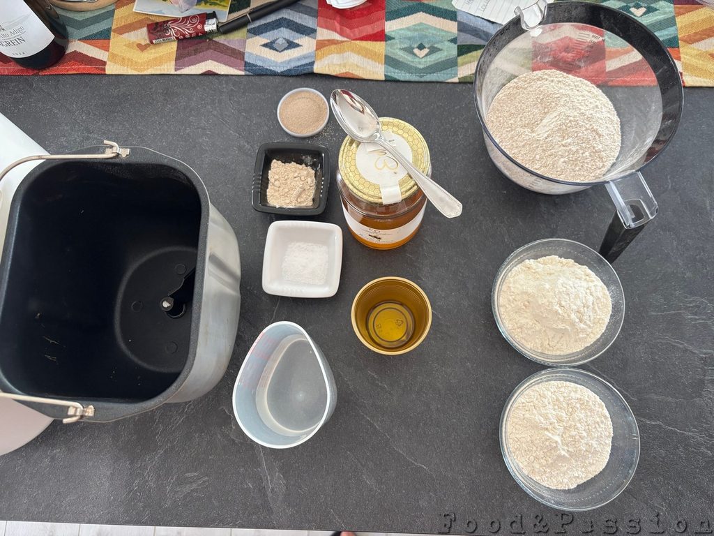 Ingredienti pan bauletto